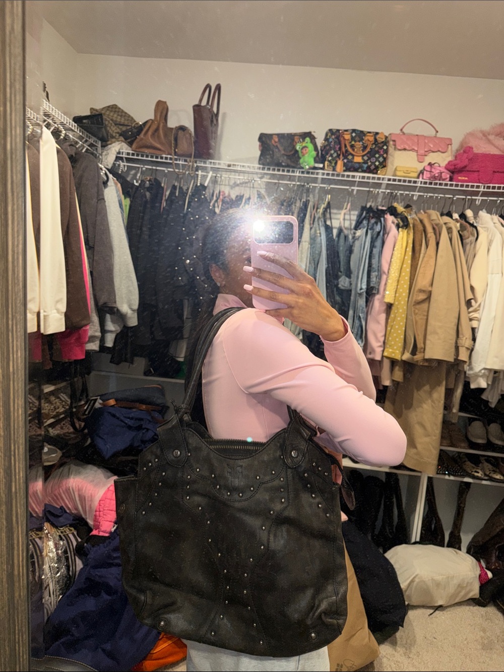 Frye Studded Leather Bag - Picture 4 of 4